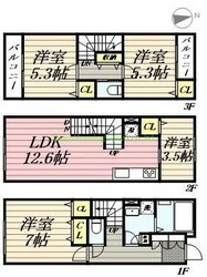 アーバンパーク三鷹の物件間取画像